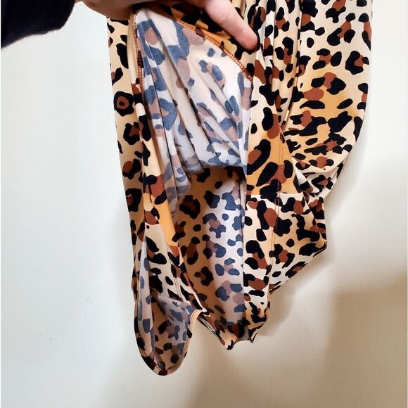 Marvin Richards Womens Cheetah Print Sheath Dress Size 8 - Picture 7 of 14